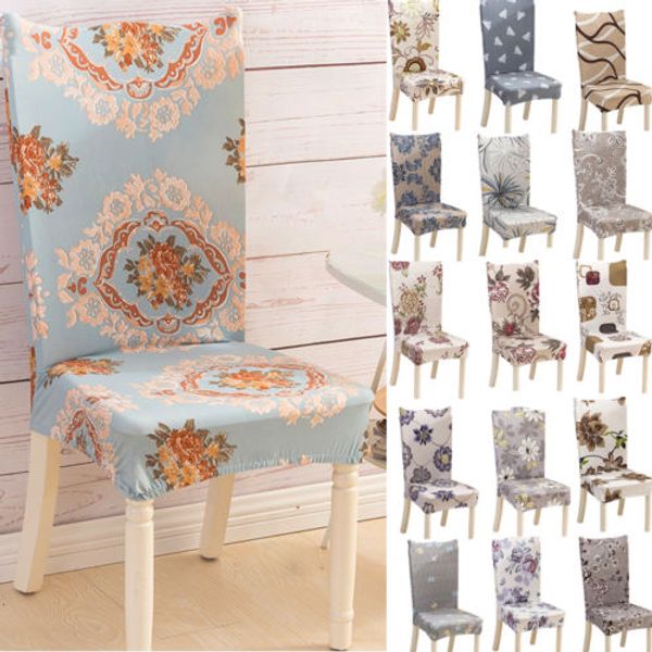 

великобритания стрейч съемный кухонный бар столовая крышка стула защитная крышка