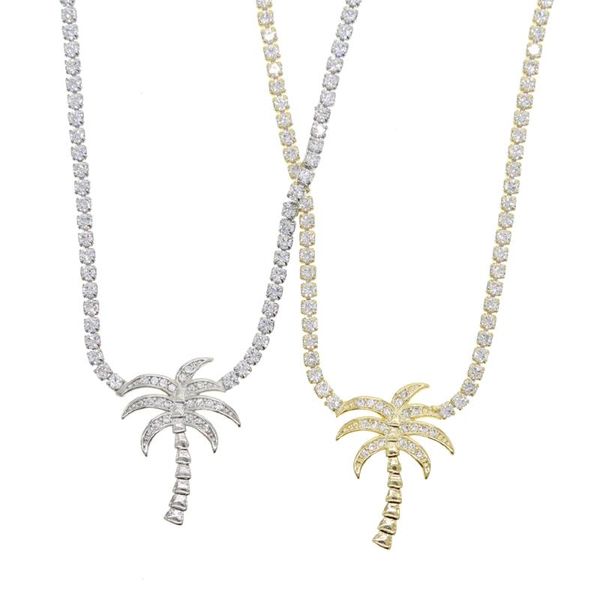 

2020 summer new beach jewelry gold silver color 2mm cz thin tennis chain choker necklace for women