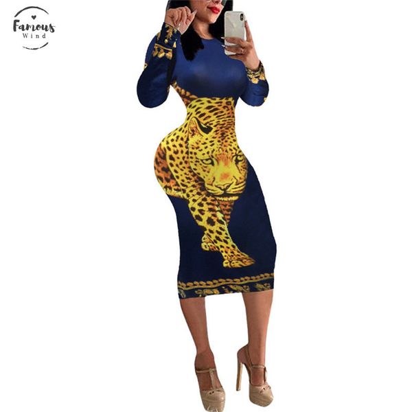 

women face a line dress autumn long sleeve knee length print dress casual slim printed clothing ladies, Black;gray