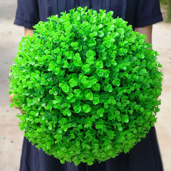 

home grass ball decoration 26cm/ 36cm l lobby perfect garland simulated artificial garden lawn grass artificial a decor
