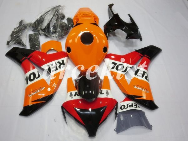 

мотоцикл новый abs литья под давлением полный комплект обтекатели, пригодный для honda cbr1000rr 2009 2010 2008 2011 08 09 10 11 кузовострое