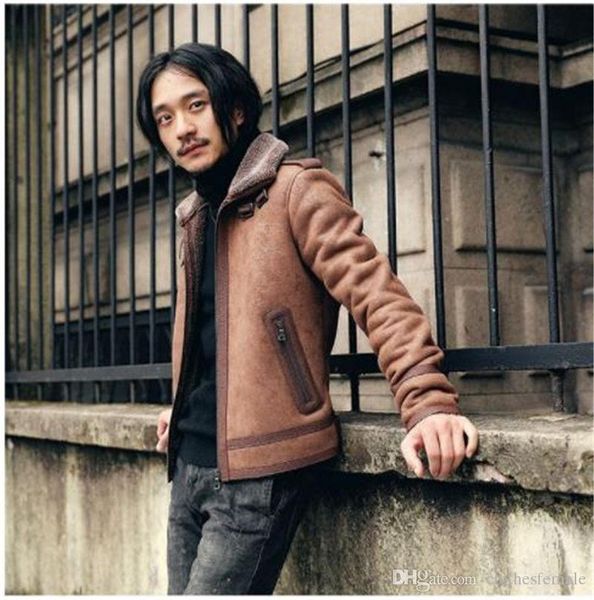 

зимние мужские куртки сплошной цвет с длинным рукавом мужские отвороты шеи куртки плюс размер мужские теплые куртки, Black;brown