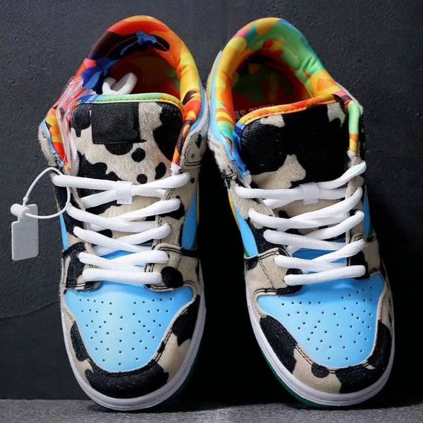 

new ben & jerrys x sb dunk low pro qs chunky dunky white lagoon pulse-black-universit mens running shoes womens skateboard sport sneakers