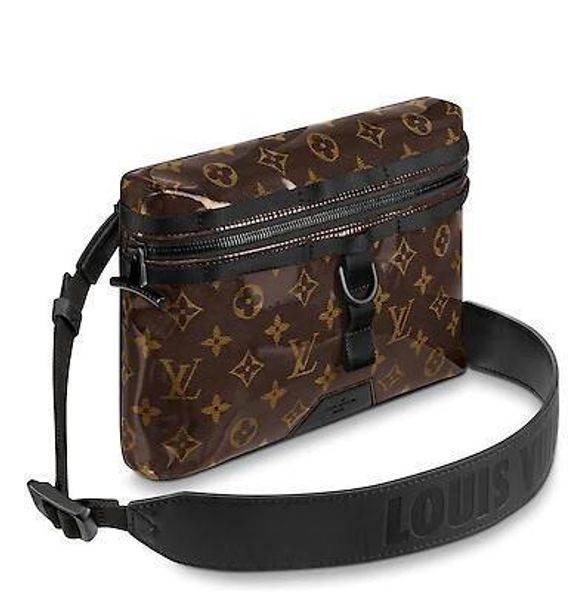 

M43895 Messenger Pm Classic Мужские коричневые рюкзаки Показ мод из окисленной кожи Деловые сумки Сумки и сумки Сумки Messenger