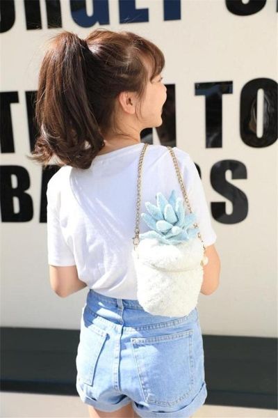 

2020 new korean version of the shoulder bag women's casual fashion cute soft strawberry cactus chain crossbody bag