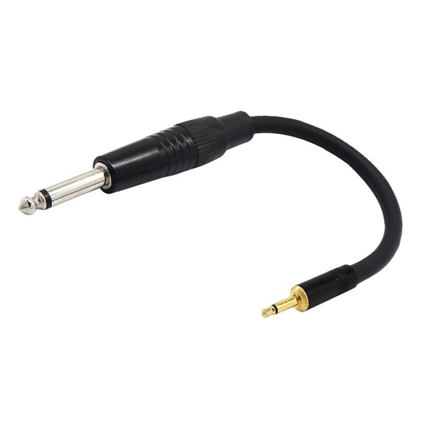 

3.5mm male to 6.35mm male repair earphones audio solder jack plug