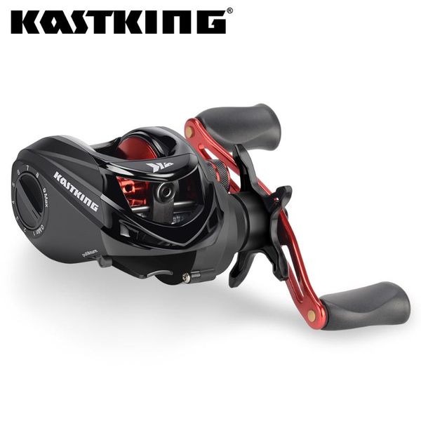 

kastking brutus baitcasting fishing reel 6.3:1 gear ratio brass main gear shaft graphite frame aluminum handle fishing coil
