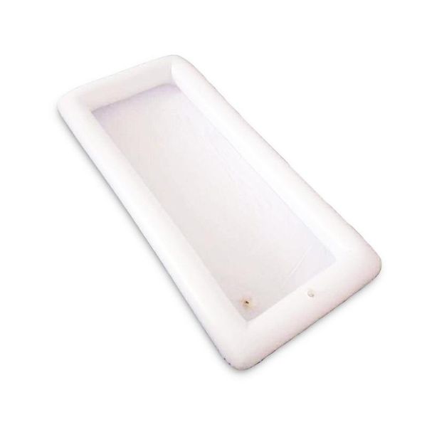 

pvc inflatable salad plate bar buffet table container holder beverage cooler ice tray dish drink plate
