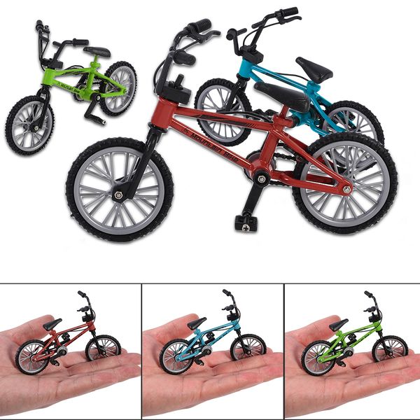 

ocday excellent quality bmx toys fingerboard alloy finger bmx functional kids bicycle finger bike mini-finger-bmx set bike fans