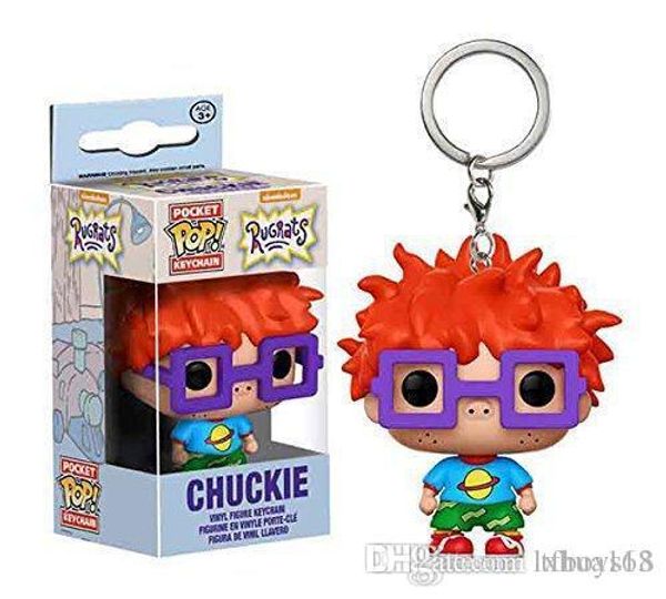 

cute lxh brandnew funko pocket pop keychain chuckie pocket vinyl figure keyring toy funko pop