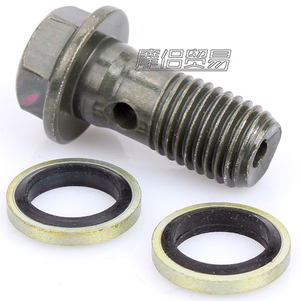 

plating m10x1.25mm m10x1mm motorcycle universal drain oil screw for brake caliper banjo bolt or brake hose caliper master