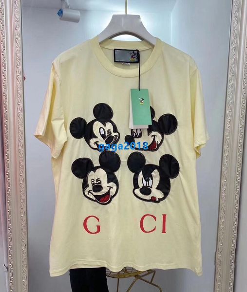 

high end женщины девушки футболка блестки письмо мультфильм мотив с коротким рукавом блузка летняя рубашка тройник взлетно-посадочной полосы, White