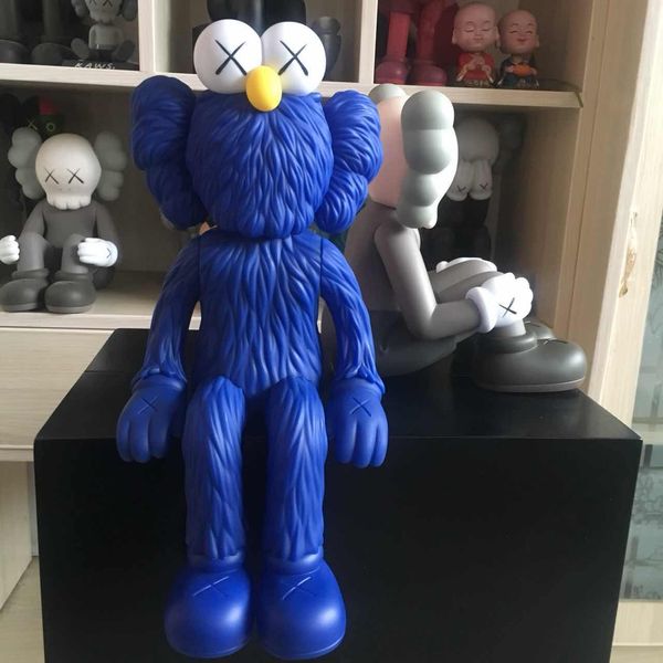 

25 см KAWS рисунок Origina поддельные супер мода кукла Высота подарок офис украшения виниловый материал Улица Сезам ограниченные куклы сидя kaws