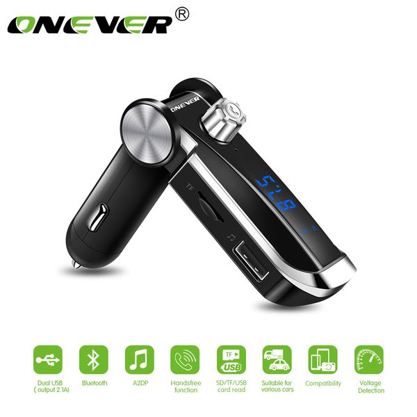 

powstro car mp3 music audio player with fm transmitter bluetooth usb dc 12 24v car charge support tf card