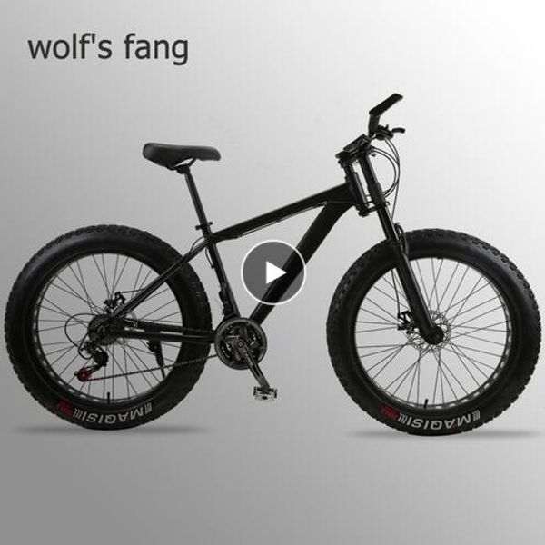 

Wolf i fang mountain bike fat bike 21 24 peed aluminum alloy frame 26 inch road nowmobile man ee original product name in