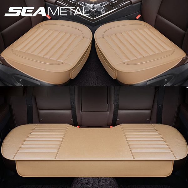 

car seat covers pu leather interior cover seats protector mats universal automobiles cushion accessories