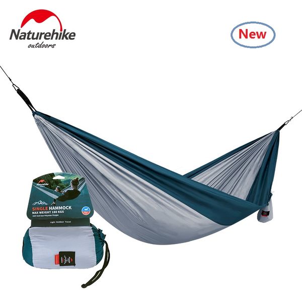 

naturehike factory sell single & double picnic hammock portable camping hammock hanging bed sleeping camping hammocks