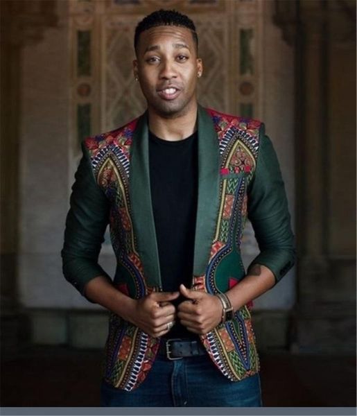 

casual men suit jacket print slim single button blazers floral spring fall outerwear clothes for male boy(m-3xl, White;black