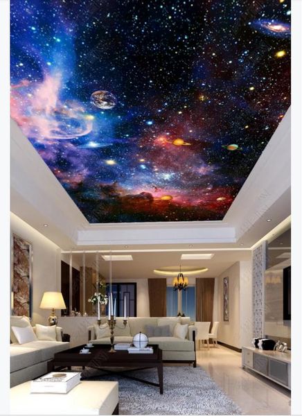 Custom 3d Ceiling Photo Zenith Mural Wallpaper Interior Decoration