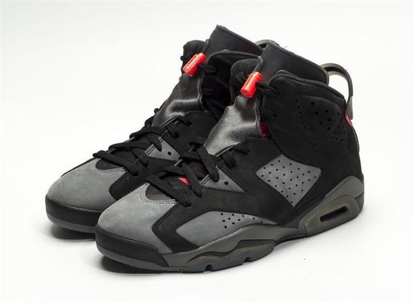 

wholesale jumpman 6 x psg ck1229-001 kids man basketball shoes sport shoes, Black