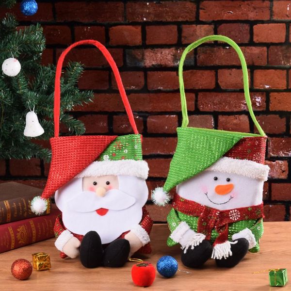 

christmas gift decoration christmas candy bag gift handbag closet door window decoration for home bars shopping malls