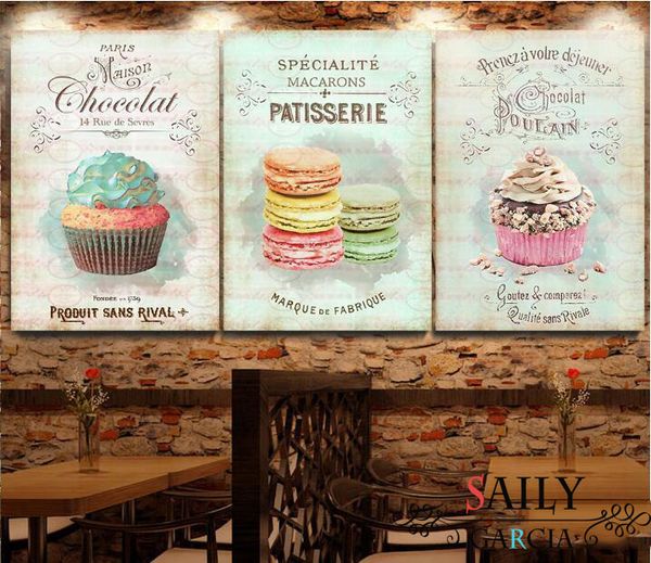 

nordic decoration home posters kitchen restaurant dessert bread canvas painting wall art picture for living room decor no framed