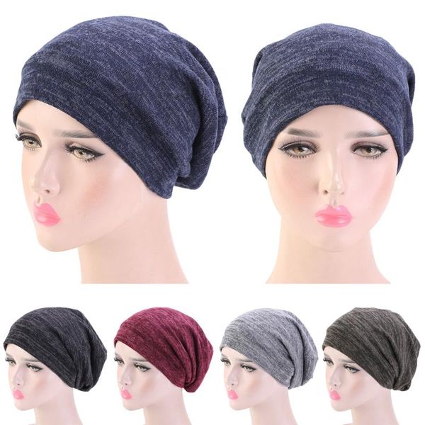 

winter warm ski sleeping hat baggy beanie satin lined night sleep cap hair care bonnet hair loss women men pullover hat