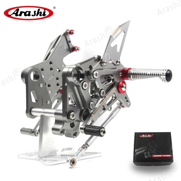 

arashi для rc 390 2014-2018 cnc регулируемый райдер задний подножка алюминиевый подножки дюк 390 rc390 2015 2016 2017 2018