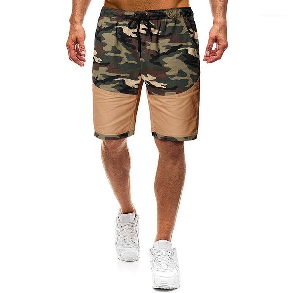 

mens camouflage shorts summer casual male street beach sports half length shorts, White;black