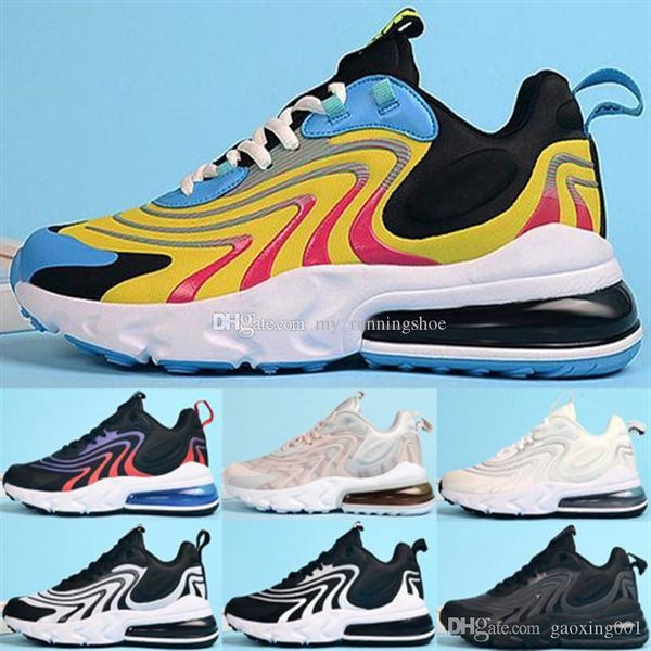 

2020 react eng airs running shoes metallic gold bleached coral dusk men women trainers designer sports sneakers zapatos 36-45