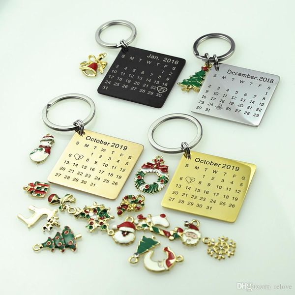 Acheter Trousseau De Calendrier Personnalise Chriatmas Porte Cles