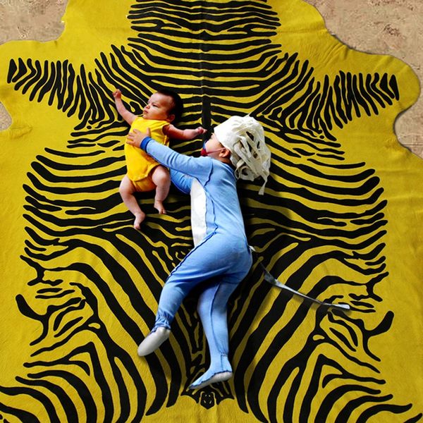 

american style golden stamped genuine cowhide skin fur rugbig size natural cut cow leather decoration carpet