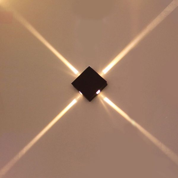 

led wall lamp bedside bedroom living room simple modern creative l engineering aluminum square