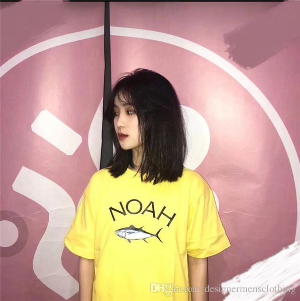 

haon letter print tuna printed mens tshirt crew neck fashion womens short sleeve summer couple clothing, White