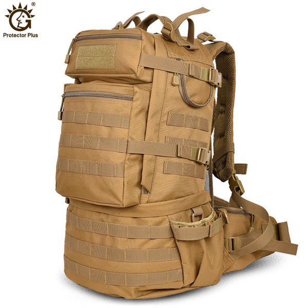 

outdoor army 50l tactical backpack large-capacity camping trekking hiking rucksack travel backpack bolso militar hombre