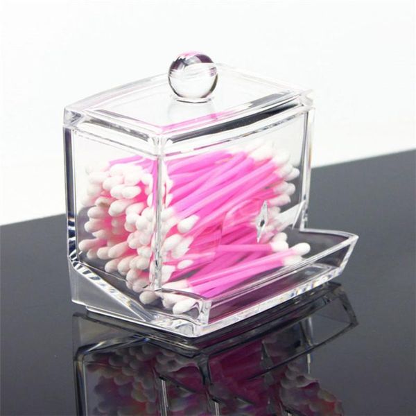 

acrylic makeup brush holder organizer square cosmetic storage containers