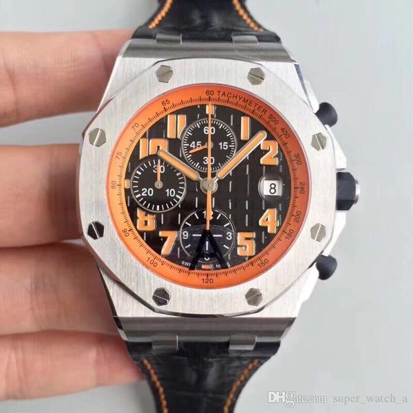 

дф супер-3 26170 montre de luxe 42 * 16 мм asia7750 полный автоматический механизм часы 316l тонкой стальной корпус функции времени дизайнер, Slivery;brown