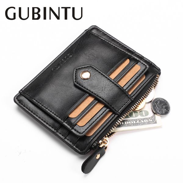 

korean-style creative zipper multi-functional purse multi-color wallet gubintu coin purse, Black