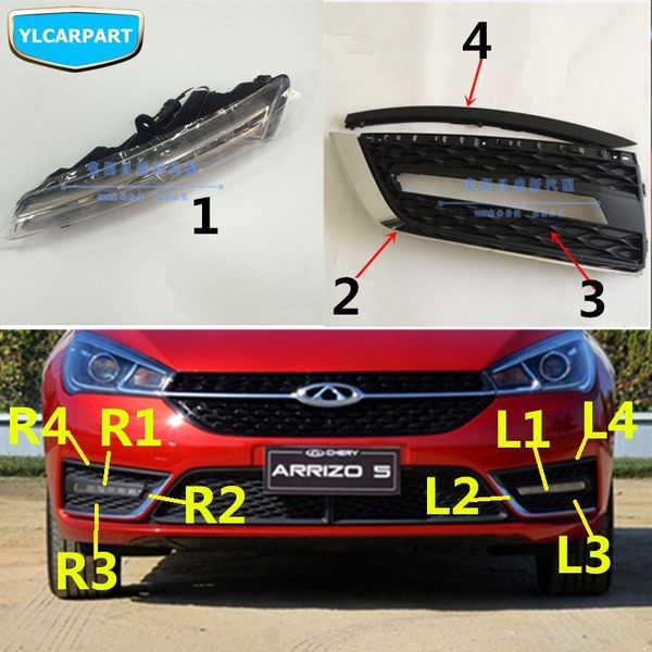 

for chery arrizo 5 5e,arrizo5,arrizo5e,car front daytime running light drl assembly