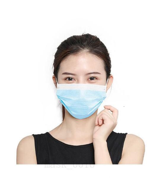 

три маски ежедневно f121 face layer 50 / 100шт маска туман пылезащитный нетканый одноразовый для гражданского использования корабль через dh