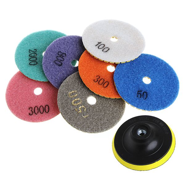 

3''/4'' diamond polishing pads granite marble concrete stone grinding discs hand tools strong grinding force& smoothness