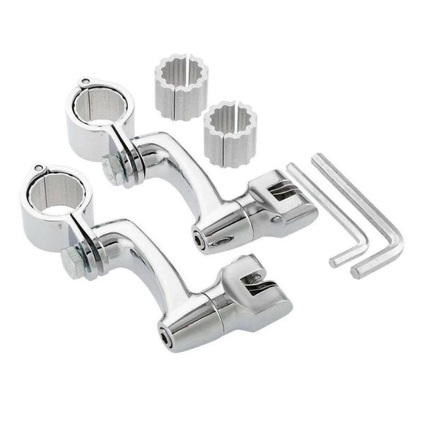 

motorcycle foot peg mounts for 1 1/4" 32mm engine guard highway pegs footpegs
