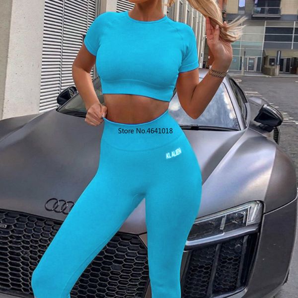 

fitness tracksuit women letter print 2020 fashion 2 piece set skinny sportwear elastic hight playsuit female casual outfit, White