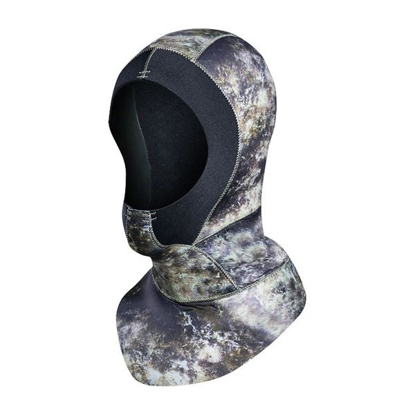 

rubber diving hood with shoulder snorkeling equipment hats cap swim warm face protector water sports surfing kayaking new