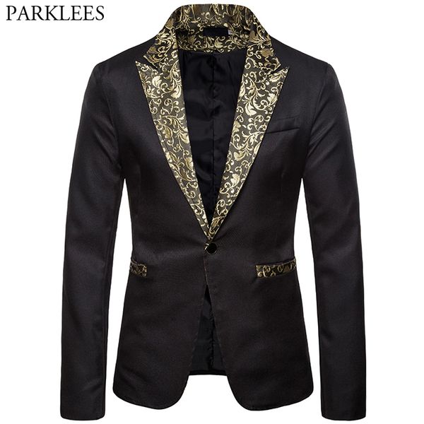 

gold jacquard black men blazer baroque blazer jackets men wedding singer stage nightclub party mens suit jacket masculino, White;black