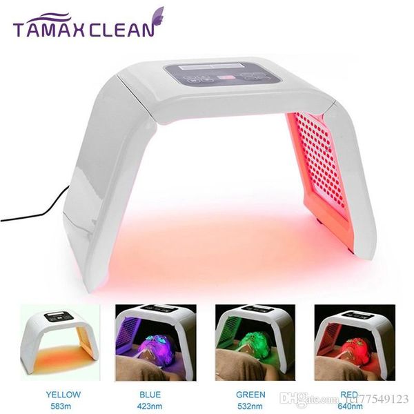

Lm004 moq 1pc 4 light led facial ma k pdt light for kin therapy beauty machine for face kin rejuvenation alon beauty equipment