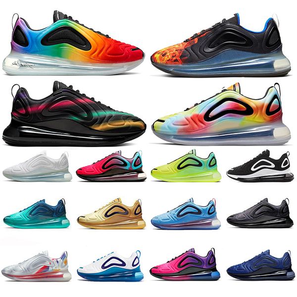 

2020 new tie dye space capsule running shoes for men women bold branding be true sunset midnight navy mens trainers sports sneakers, White;red