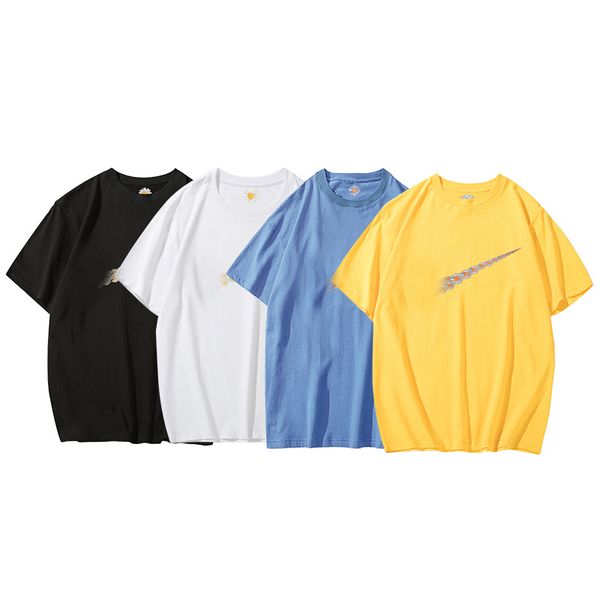 

2020 summer brand shirt daisies men t-shirt casual short sleeves letter t shirt men designer t shirt tee fashion shirts, White;black
