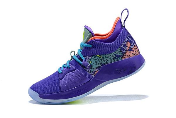 

drop shipping paul george 2 pg ii basketball shoes for pg2 2s starry blue orange all white black sports sneakers 40-46