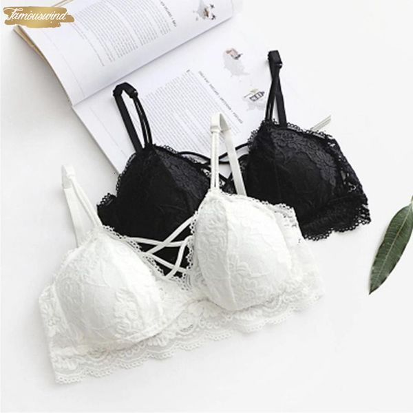 

bra women floral sheer padded brassiere lingerie push up bra bustie cross bandage bra for women lace underwear, Red;black